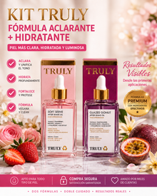 Kit Truly Rosado + Morado — Fórmula Aclarante & Hidratante  🌸✨ Piel Clara, Suave y Luminosa  desde la Primera Semana