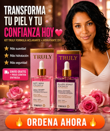 Kit Truly Rosado + Morado — Fórmula Aclarante & Hidratante  🌸✨ Piel Clara, Suave y Luminosa  desde la Primera Semana